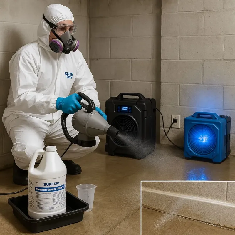 Sanitization and Odor Removal process in Brighton, MI